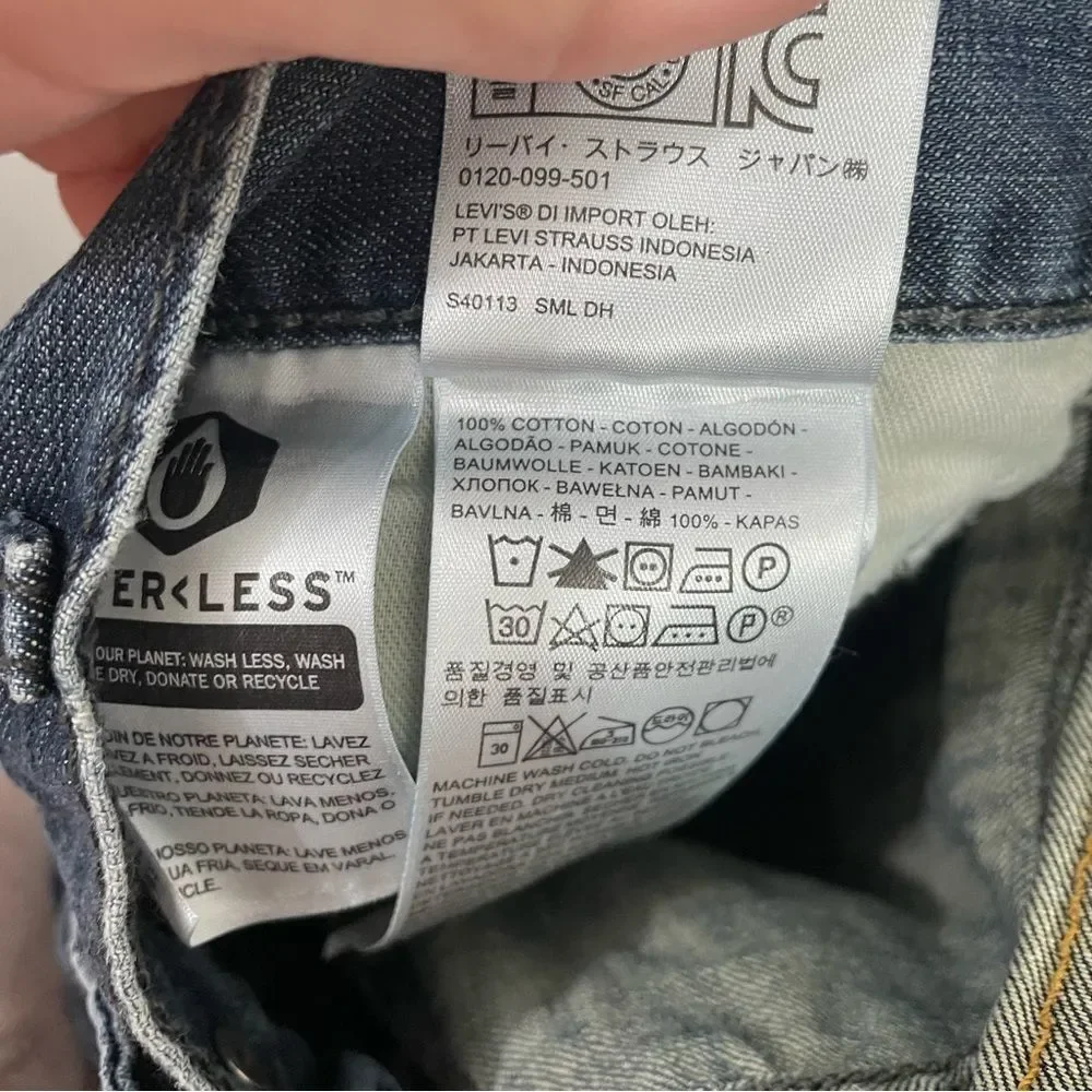 Levi's 514 32x32 Medium Wash Straight Fit Jeans - Picture 5 of 6